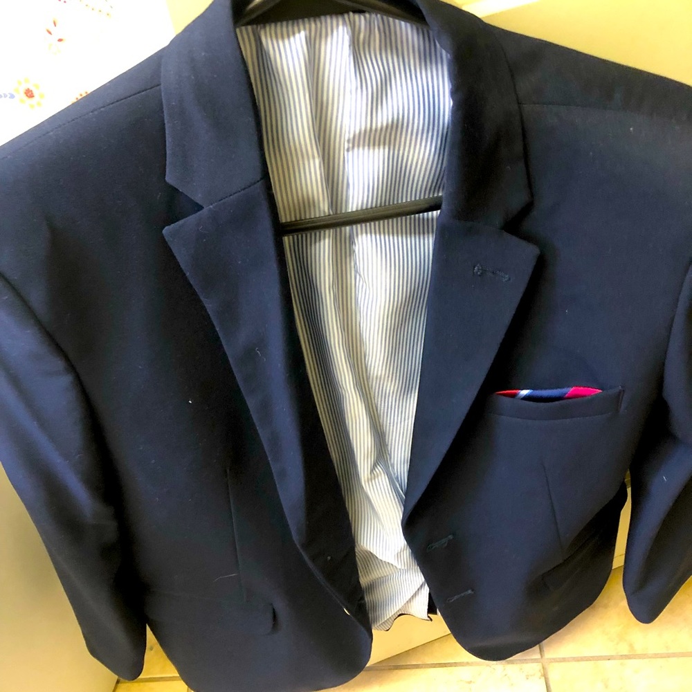 COPY - Boys size 16 Navy Blue Coat for wedding, Funeral , church